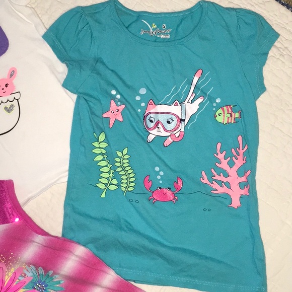 Little girls sz 5 bundle of 5 jumping beans shirts - Picture 3 of 6